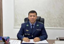 ЖАНАЕВ Баурхан назначен заместителем начальника Департамента полиции Туркестанской области