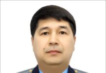 АСЫЛБЕКОВ Жандос назначен начальником Департамента Комитета по правовой статистике и специальным учетам Генеральной прокуратуры РК по области Абай