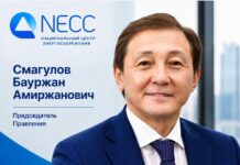 СМАГУЛОВ Бауыржан назначен председателем правления АО «Национальный центр энергосбережения»